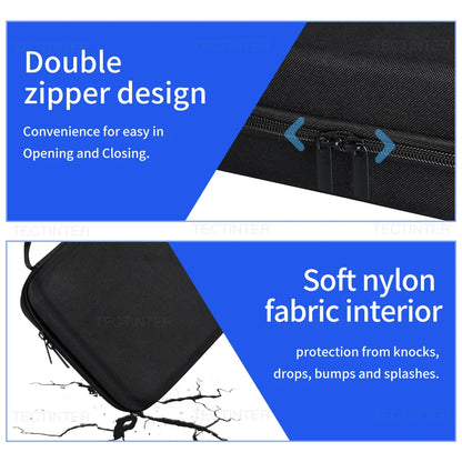 Dual Controller Carrying Case for PS5, PS4, PS3, and Xbox Controllers with Shockproof Travel Pouch and PS5 Slim Dust Proof Filter Cover, Protective Storage Accessories Set