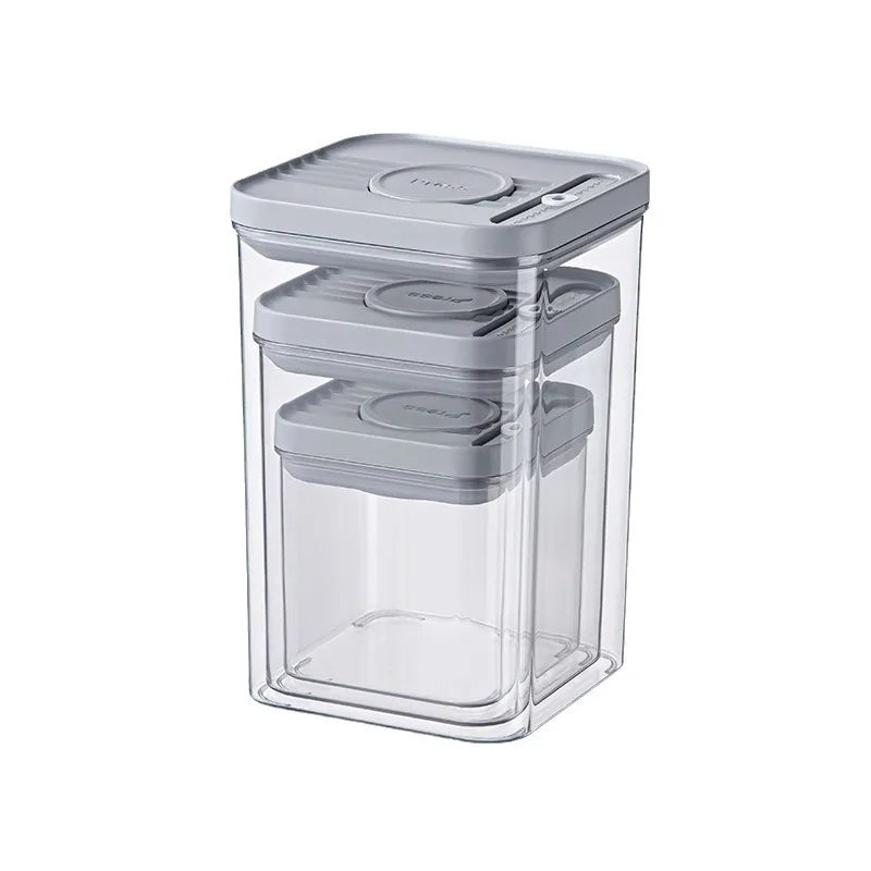Airtight Pop Food Storage Containers, BPA-Free Stackable Pantry Storage Containers for Cereal, Snacks, Flour & Sugar