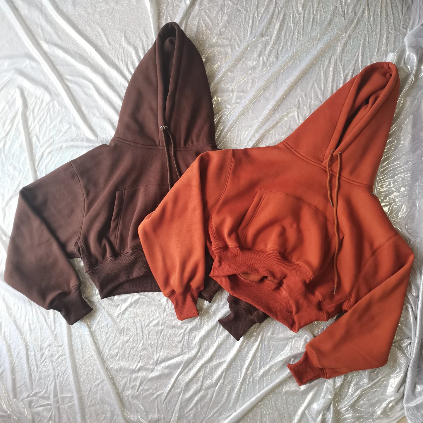 Women’s Fleece Hoodie and Jogger Pants 2-Piece Tracksuit Set, Warm Solid Color Sweat Suit for Fall and Winter Casual Sports Outfit