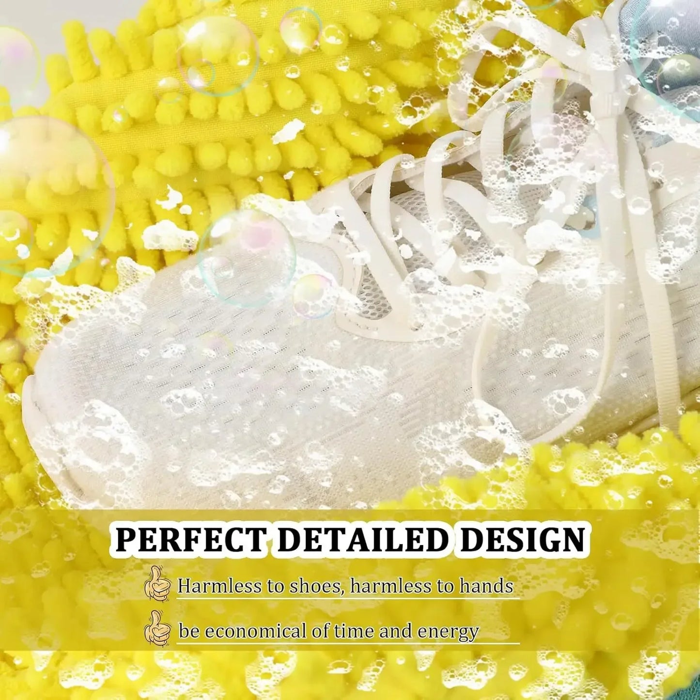 Shoe Washing Bag for Washing Machine – Zippered Laundry Cleaning Bag with Soft Fibers for Sneakers