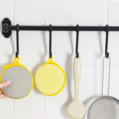 Double-Sided Dishwashing Sponge – Reusable Dish Wash Sponge for Pans, Pots, and Kitchen Cleaning