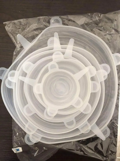 Silicone Stretch Lid – Reusable Food Cover Sealed Bowl Storage Kitchen Accessory