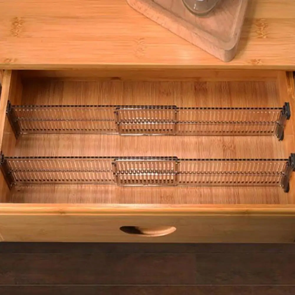 2pcs Adjustable Drawer Divider Clapboard, DIY Cabinet Partition Separator for Underwear, Socks & Household Storage