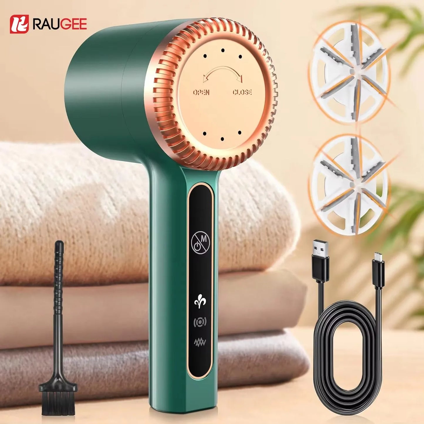 Rechargeable Electric Lint Remover – Portable Fabric Shaver Pellet and Fluff Remover for Clothing