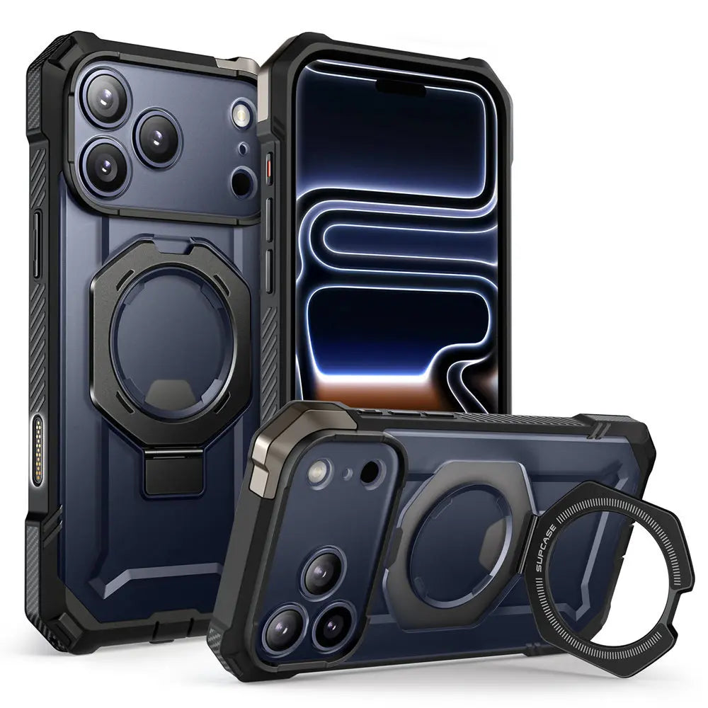 SUPCASE For iPhone 17 Pro Max Case with Camera Control Capture Button UB Grip Heavy Duty Rugged Magnetic Phone Case with Stand