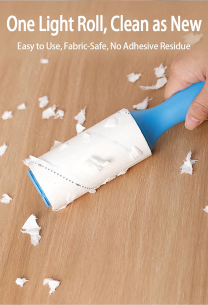 Lint Roller with Refills – Pet Hair Remover Brush for Clothes, Sofa, and Dust Cleaning