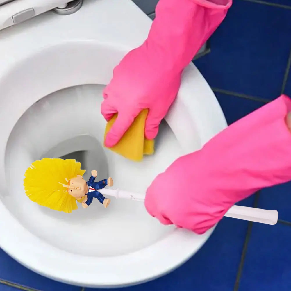 Funny Toilet Cleaning Brush – Novelty Duck Bathroom Toilet Brush with Holder, Fun Household Accessory