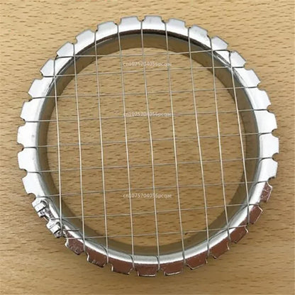 Stainless Steel Egg Slicer Cutter – Mesh Grid Vegetable & Fruit Chopper for Salad, Dessert & Potato Cubes