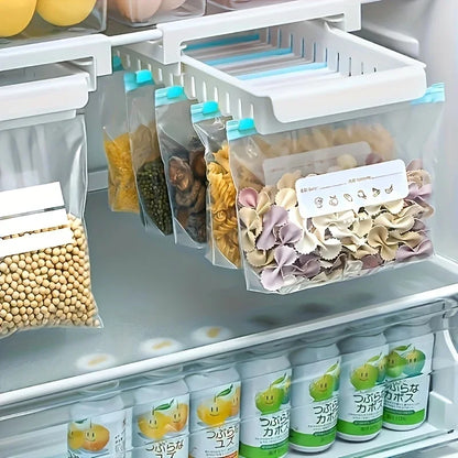 Silicone Food Storage Bags – Leakproof Reusable Stand-Up Zip Shut Fresh Food Storage Bags