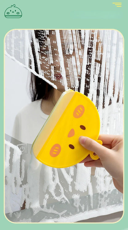 Soft Silicone Glass Wiper Scraper – Window & Mirror Cleaning Squeegee for Kitchen, Bathroom & Car