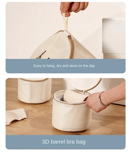 Bra Laundry Bag, Reusable Lingerie Washing Bag for Bras and Underwear, Thickened Polyester Protective Wash Bag