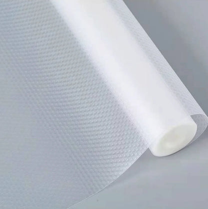 Drawer Mat Shelf Liner, Non-Slip Waterproof EVA Cabinet Liner, Non-Adhesive Oil-Proof Closet & Table Pad, Cut-to-Fit