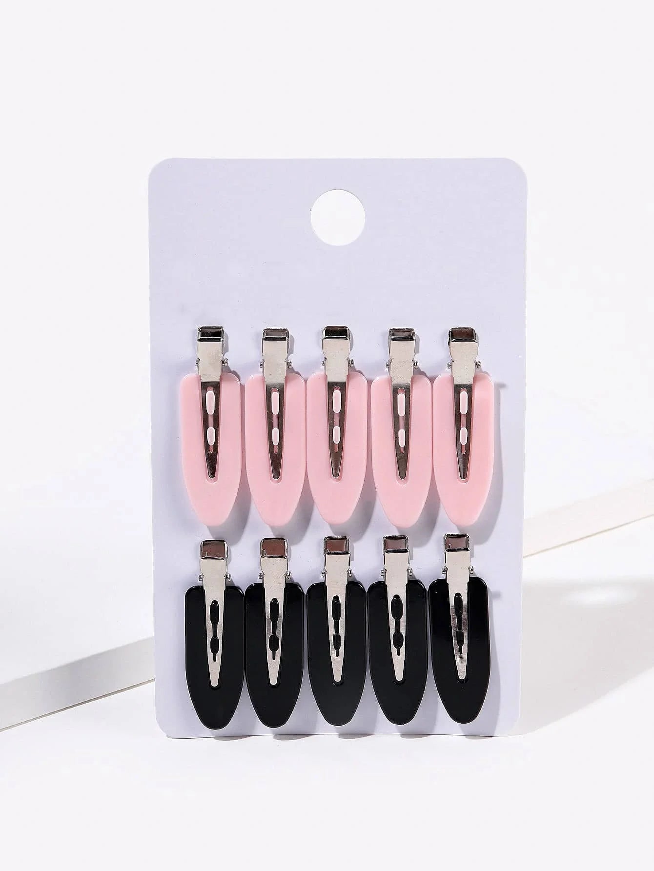 10-Piece No-Bend Seamless Hair Clips Set for Women and Girls, Crease-Free Bangs Barrettes for Makeup, Face Washing, and Hair Styling Accessories