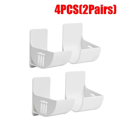 2/4PCS Wall Mounted Trash Bag Holder – Garbage Bag Storage Box & Plastic Film Dispenser for Kitchen