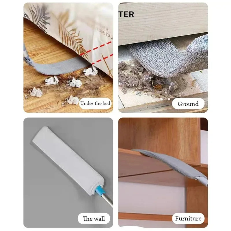 Long Handle Mop Telescopic Duster Brush – Gap Dust Cleaner for Bedside, Sofa, and Home Cleaning