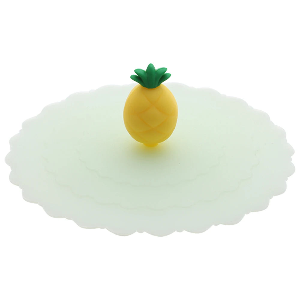 Cartoon Silicone Cup Cover 10cm – Cute Heat-Resistant Leak-Proof Sealed Lid Dustproof Suction Cup Tea Cover