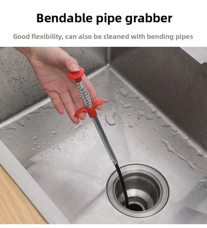 Sewage Pipe Cleaning Tool Drain Unclogger – Professional Pipe Plunger Drain Clog Remover for Clogged Toilets