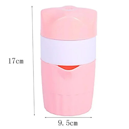 Large Caliber Manual Juicer, Portable Citrus Fruit Squeezer Cup for Orange, Lemon & Multi-Fruit Juice