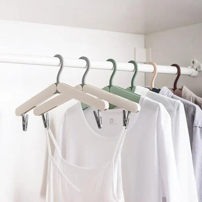 Travel Foldable Clothes Hanger – Portable Wardrobe Drying Rack for Outdoor Travel & Home Use