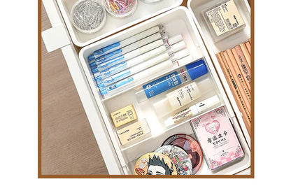 Extendable Drawer Organizer with Adjustable Dividers – Multi-Purpose Storage Box for Home, Office & Kitchen