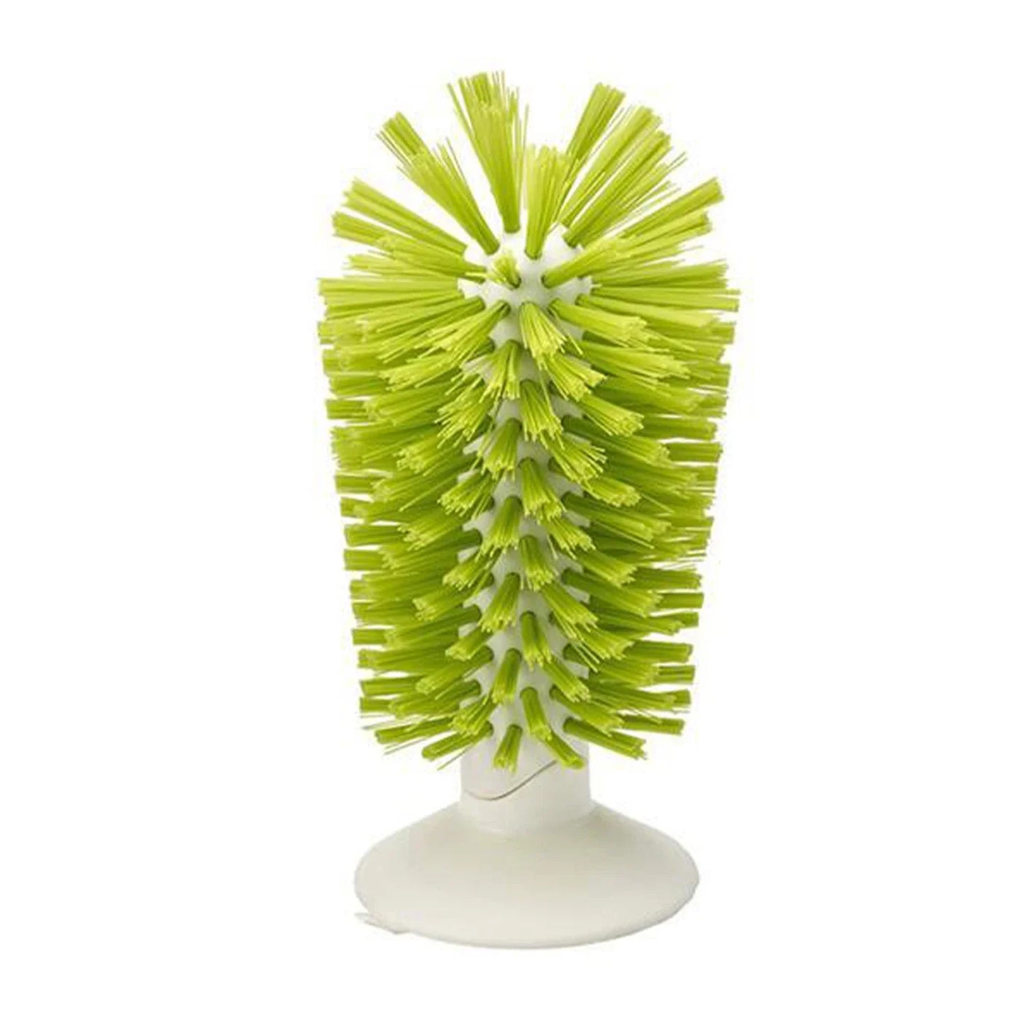 Sink Suction Cup Glass Brush – Upright Bottle & Wine Glass Cleaner with Durable Bristles