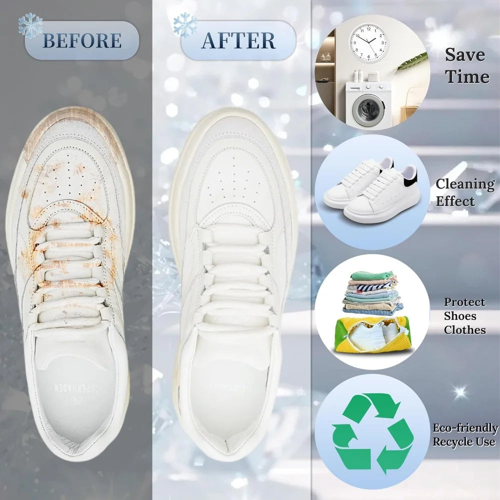 Shoe Washing Machine Bag – Reusable Laundry Shoe Cleaning Bag for Washer & Dryer