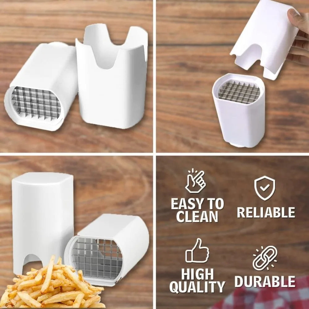 French Fries Potato Dicer – Fast Vegetable Slicer Chopper French Fry Cutter Kitchen Tool