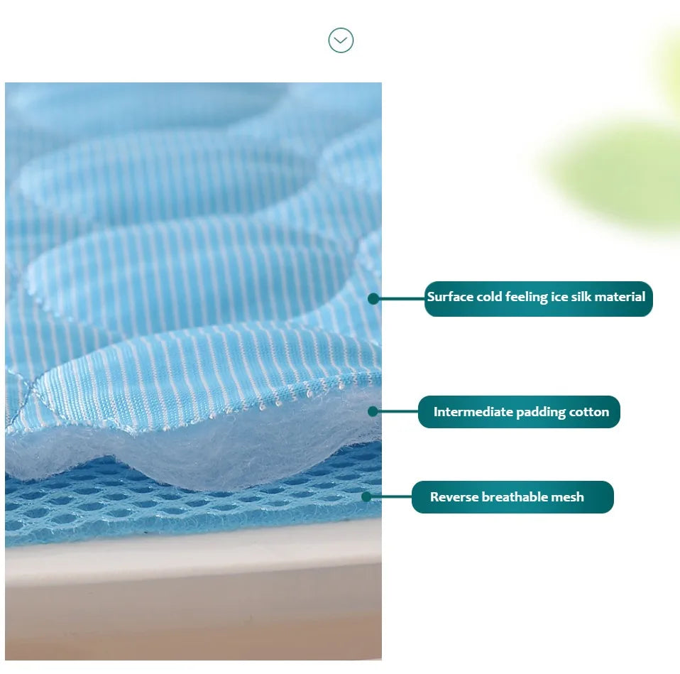 Dog Cooling Mat Summer Pet Cold Bed for Small and Large Dogs, Reusable Cooling Pad Blanket for Cats, Sofa, Floor, and Crate Use