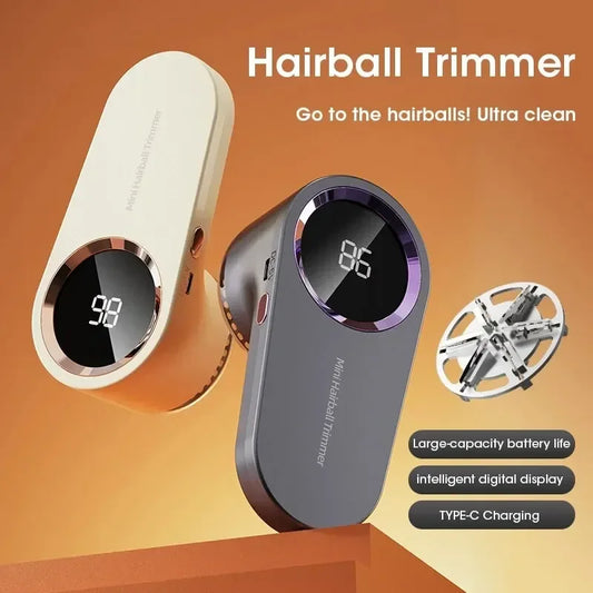 Electric Lint Remover with Digital Display – Multifunction Pellet and Fluff Remover Clothes Shaver for Sweaters