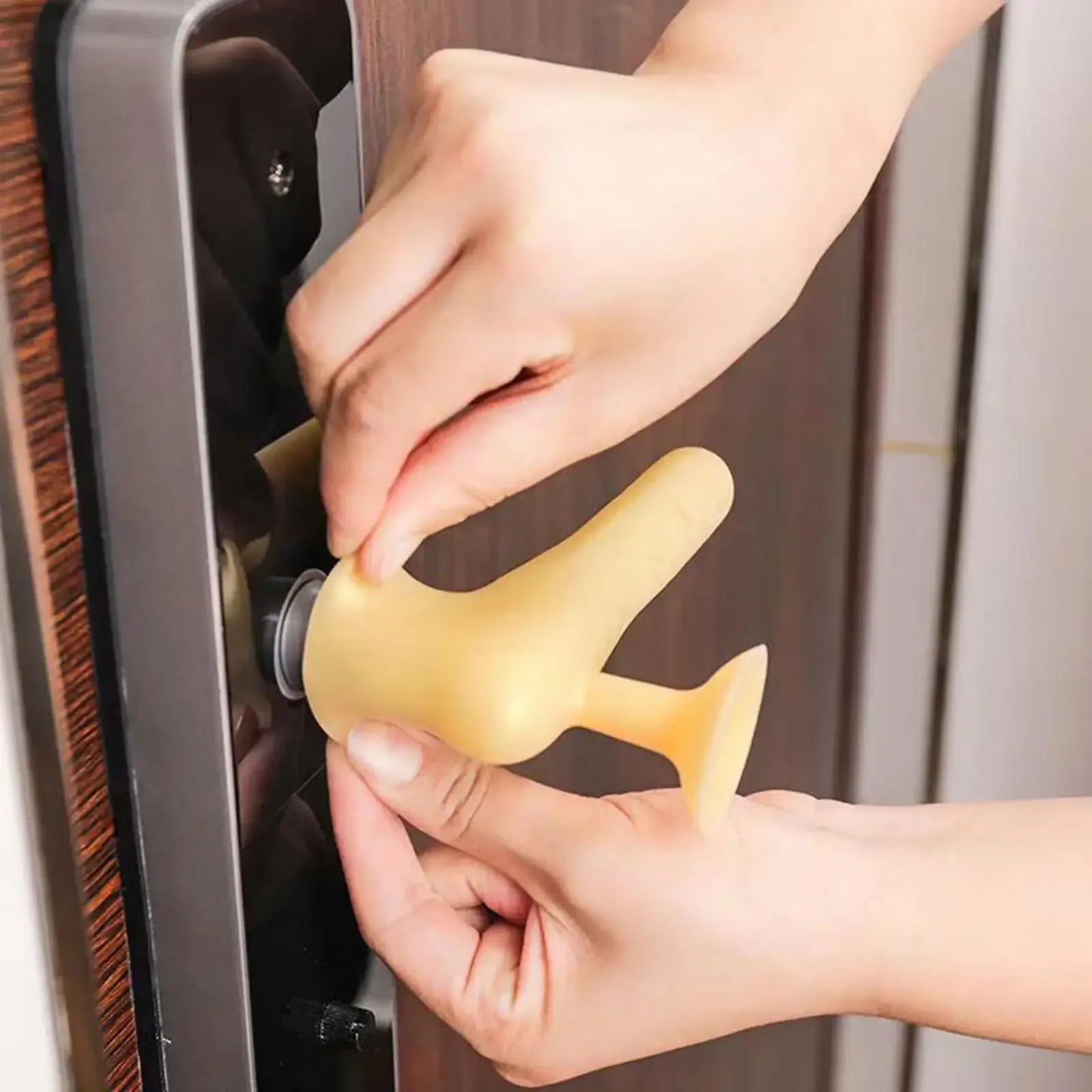 Silicone Door Handle Protective Cover Anti-collision Baby Doorknob Protect Door Knob Cup Safety Cover Noiseless Suction