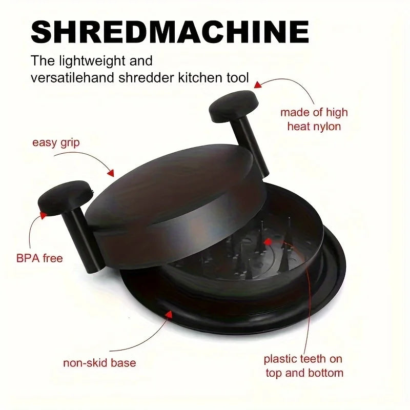 Manual Chicken Meat Shredder, Washable Reusable Beef & Chicken Breast Shredder Mincer Kitchen Gadget