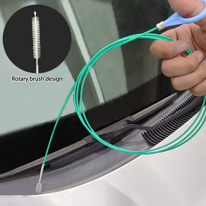 Car Drain Dredge Cleaning Brush (2/3/5M) – Long Spiral Scrub Tool for Auto Sunroof & Hose Drain Cleaning