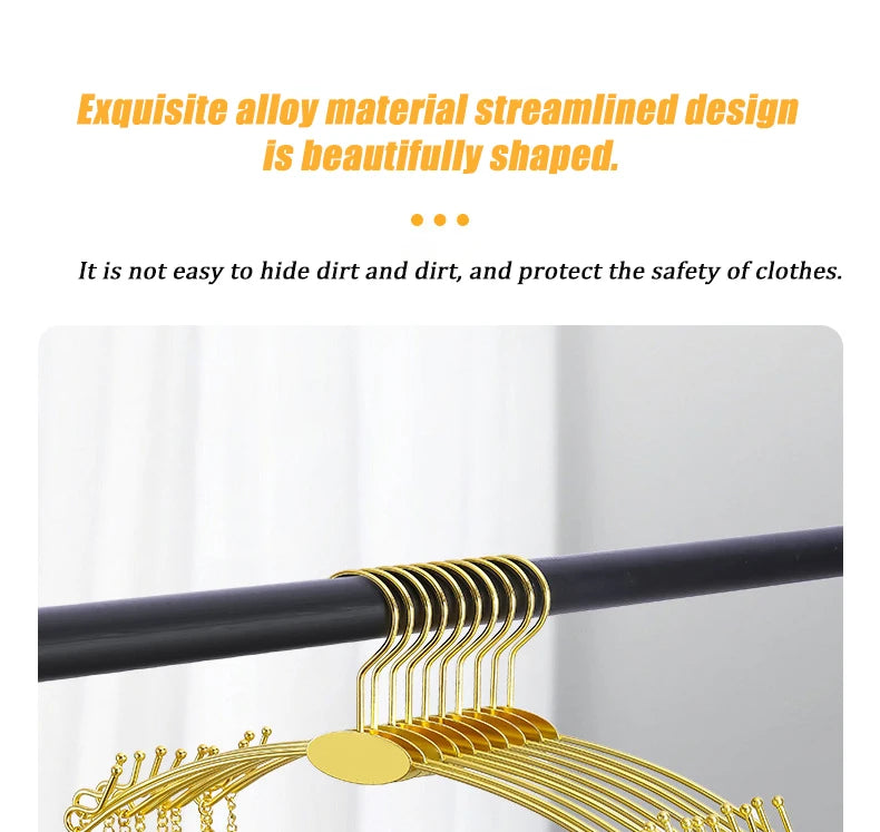Metal Multi-Hook Underwear Hanger Set (5PCS) – Heavy-Duty Clips Rack for Socks, Bras & Small Clothes