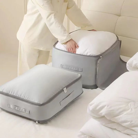 Self-Compression Storage Bag, Ultra Space-Saving Organizer for Clothing, Comforters & Bedding (1PC)