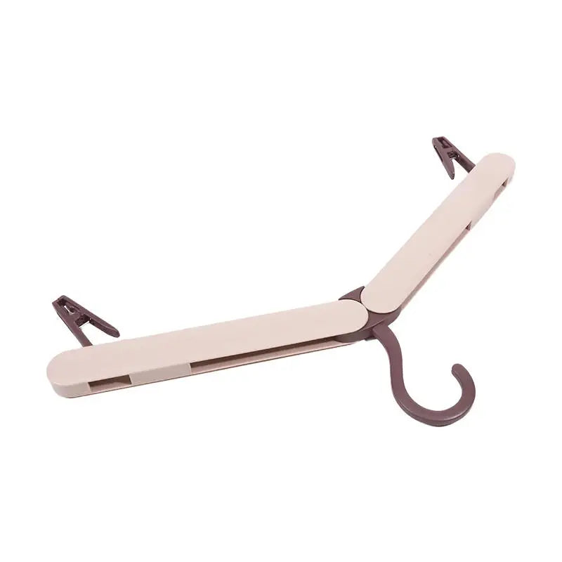 Travel Foldable Clothes Hanger – Portable Wardrobe Drying Rack for Outdoor Travel & Home Use