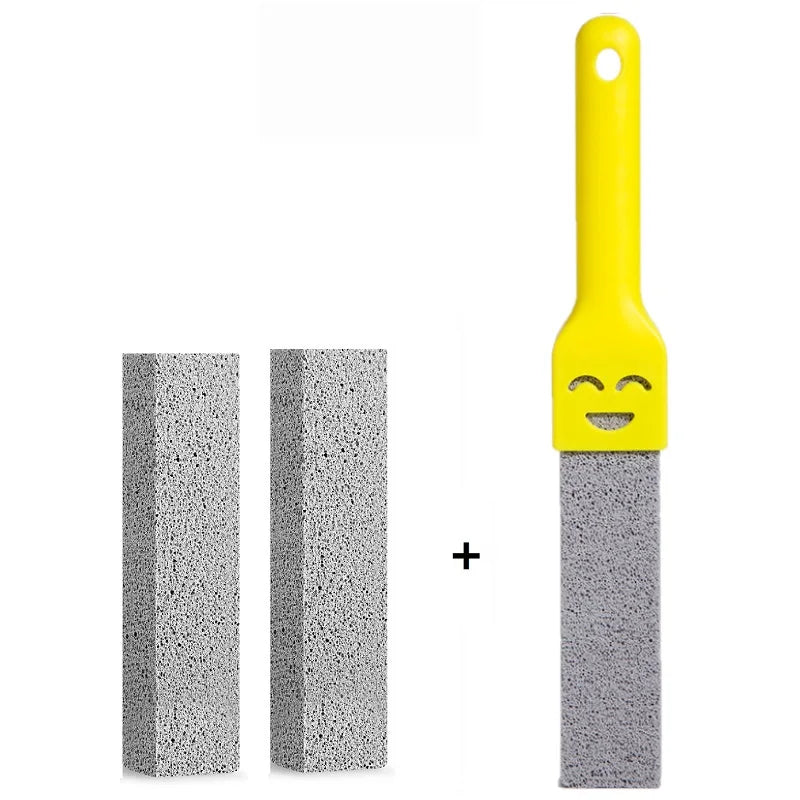 Pumice Stone Cleaning Stick – Toilet Seat Limescale Rust Stain Dirt Removal Brush for Bathroom Tile Sink Household Cleaning