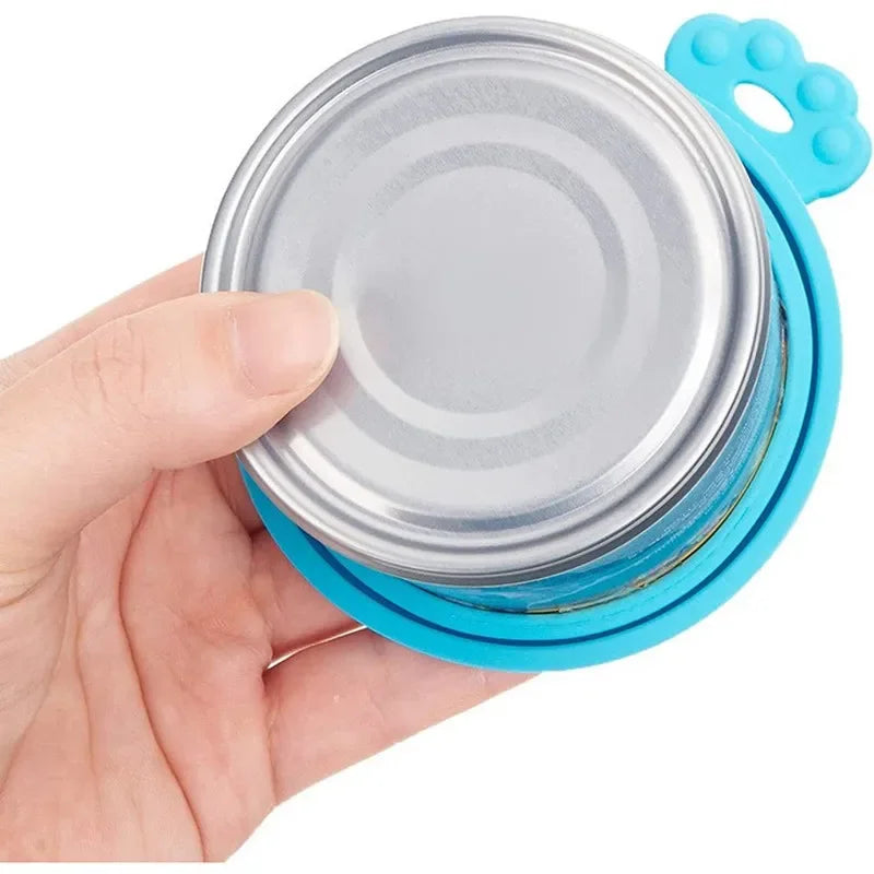 Silicone Pet Food Can Lid – Reusable Sealed Cover for Dog and Cat Food Storage