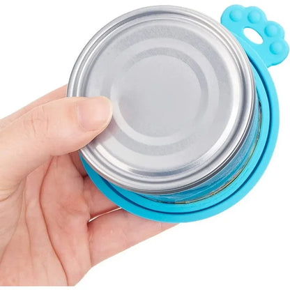 Silicone Pet Food Can Lid – Reusable Sealed Cover for Dog and Cat Food Storage