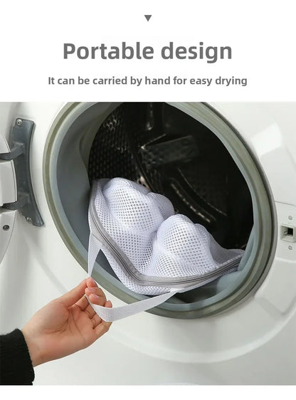 Bra Laundry Bag for Machine Wash, Anti-Deformation Mesh Wash Bag for Underwear and Sports Bras, Reusable Protective Laundry Organizer