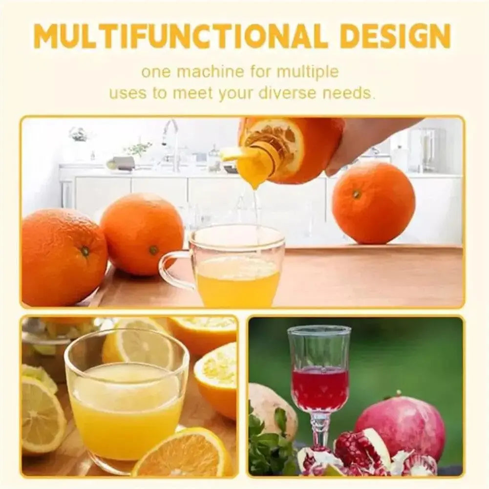 Manual Lemon Juicer, Portable Mini Citrus Squeezer Reamer for Lemon, Orange & Lime – Handheld Easy Juicer
