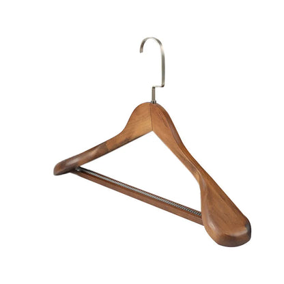 Wide Shoulder Wooden Clothes Hanger – Heavy-Duty Suit & Coat Hanger for Wardrobe Storage