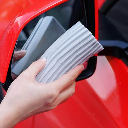 Car Damp Clean Duster Sponge – Reusable Eraser Brush for Auto, Blinds, Kitchen, and Window Cleaning