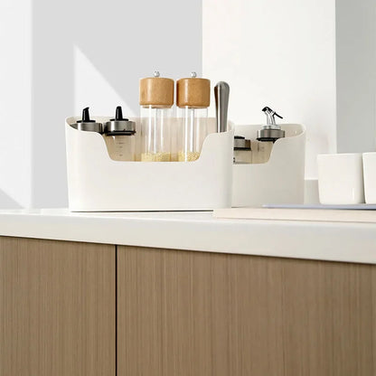 Wall-Mounted Adhesive Storage Rack – Multifunctional Cabinet Door & Under-Sink Organizer for Kitchen & Bathroom