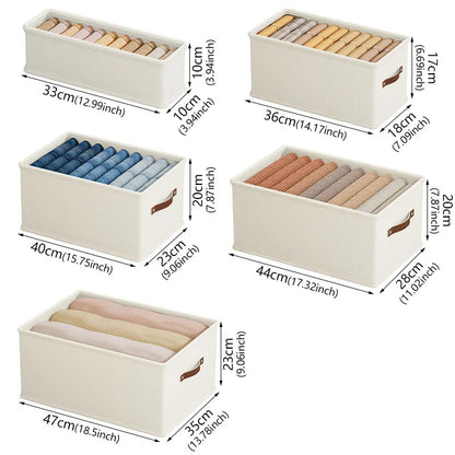 Oxford Fabric Storage Basket – Uncovered Clothing & Toy Organizer Box for Bedroom & Cabinet