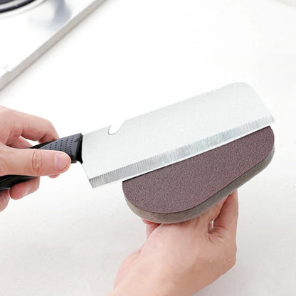 Magic Emery Sponge Brush with Handle – Reusable Eraser Cleaner for Kitchen Pots, BBQ, and Strong Decontamination
