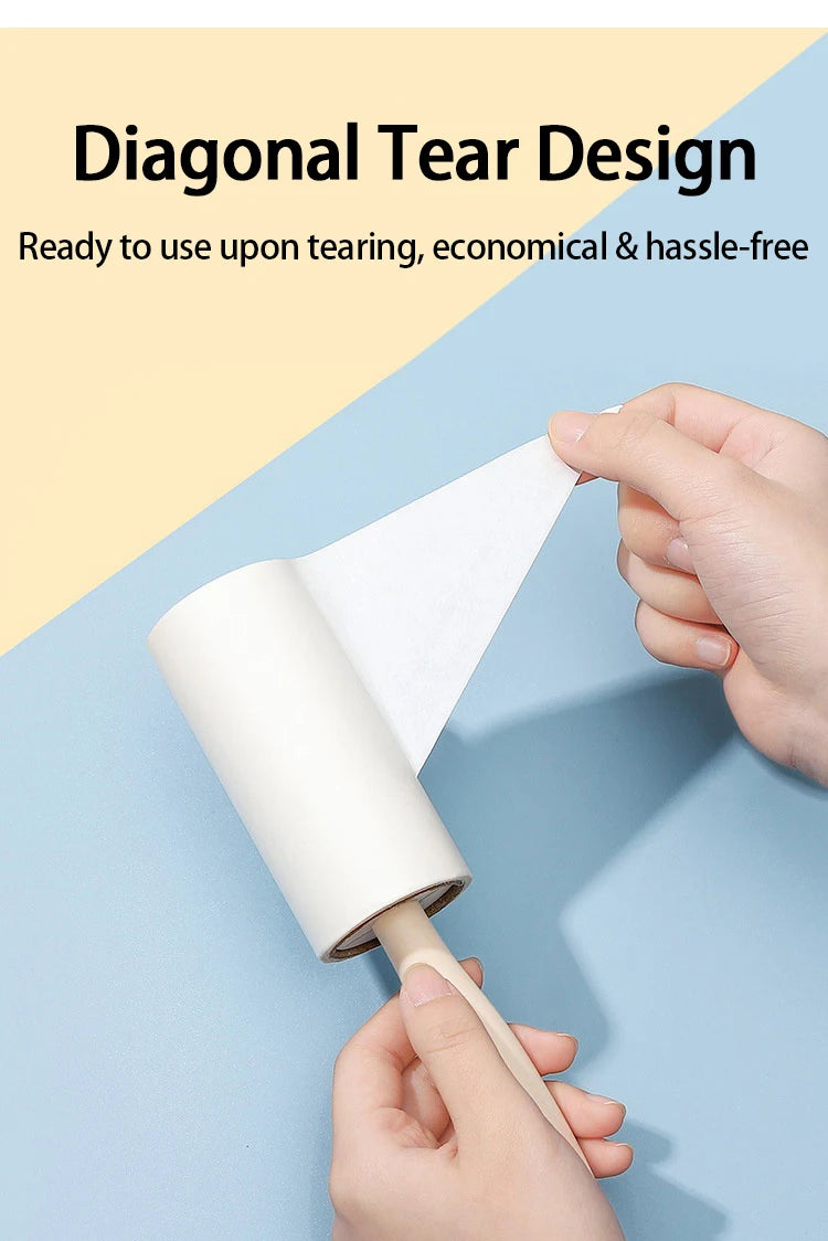Lint Roller with Refills – Pet Hair Remover Brush for Clothes, Sofa, and Dust Cleaning