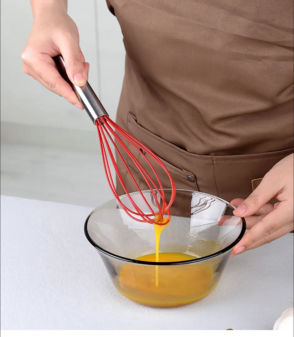 10PCS Silicone Kitchen Utensil Set, Heat-Resistant Cooking & Baking Tools, Non-Stick Spatula Spoon Scraper Set
