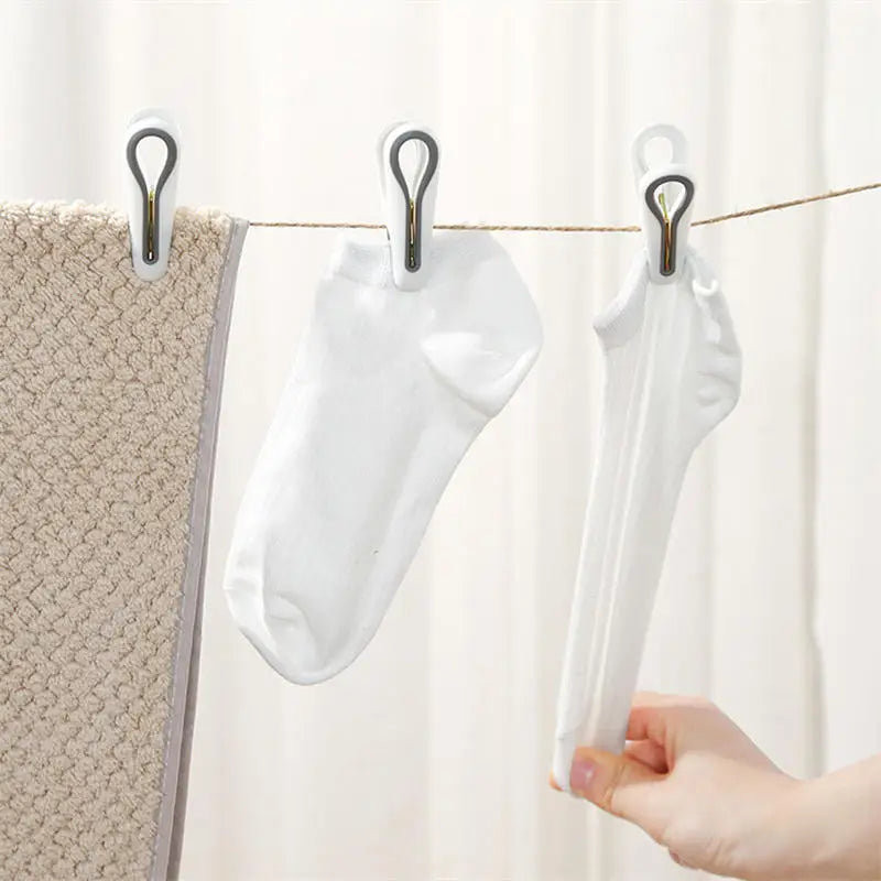 12–36PCS Plastic Clothes Pins with Storage Box, Multi-Purpose Laundry & Food Clips