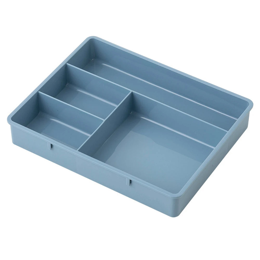 Stackable Desk Drawer Organizer – Multi-Cell Storage Tray for Jewelry, Makeup & Office Supplies