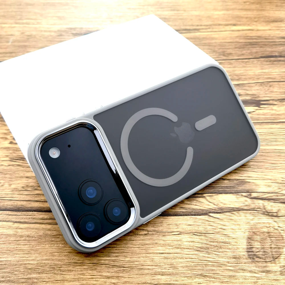 Luxury Matte Translucent Case For iPhone 17 Series Magsafe Mag Safe Wireless Charge Covers